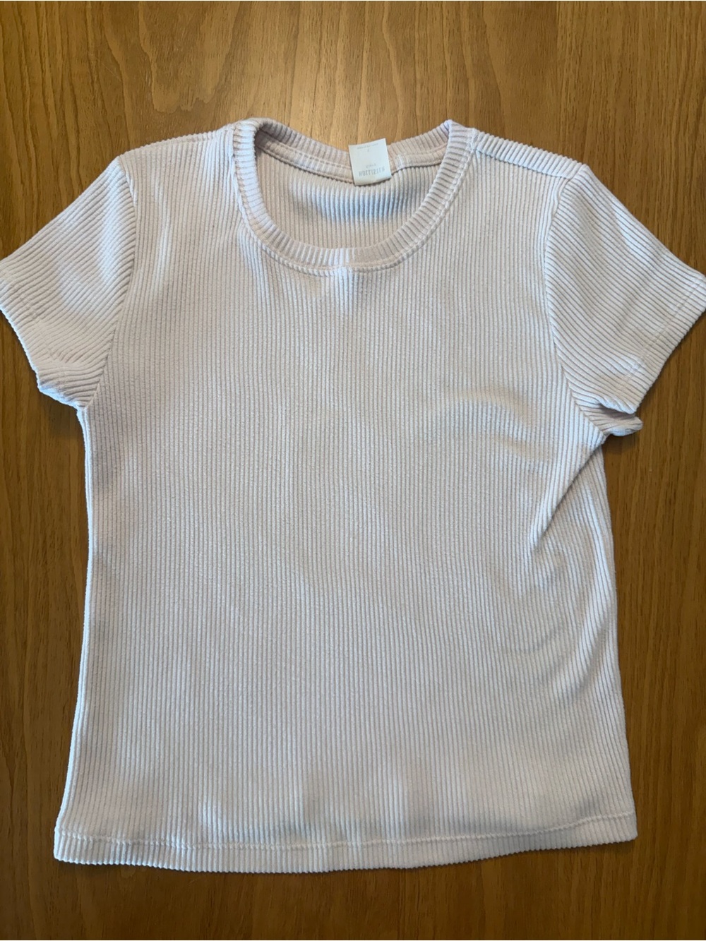 Hollister Ribbed Sleep Tee - Pale Pink